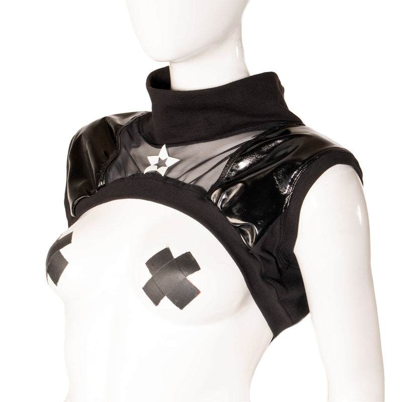 S.I. Telecrop Top - Pawstar dsfusion Crop Shrug goth, sale, ship-15, ship-30day, tops