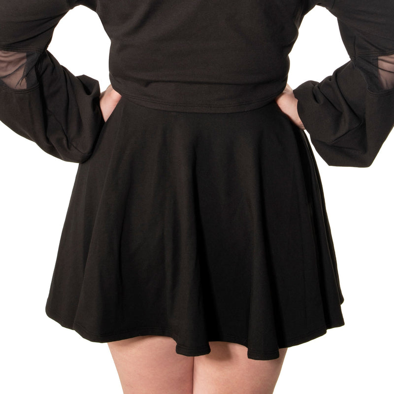 S.I. Flare Skirt DSFusion Dark Star Fusion Pawstar goth pastel kawaii lolita harajuku fashion cybergoth punk cyberpunk rave raver festival dog fashion for furry furries