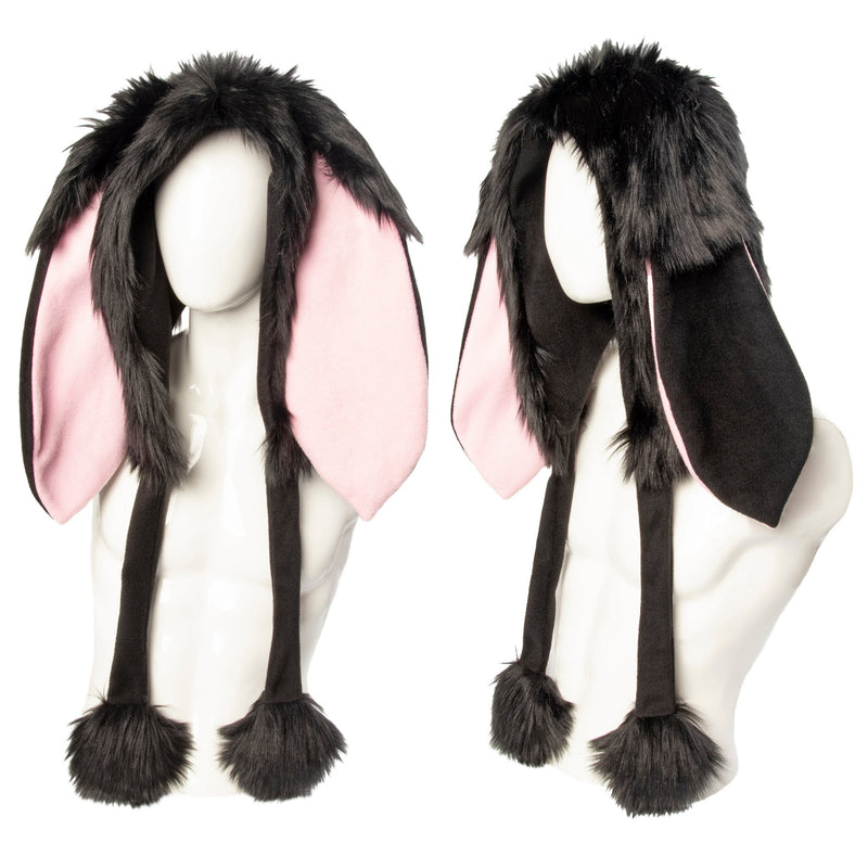 Bunny Nybble Puffet Hood - Pawstar Pawstar Hoods bunny, cosplay, costume, furry, hat, ship-15, ship-15day