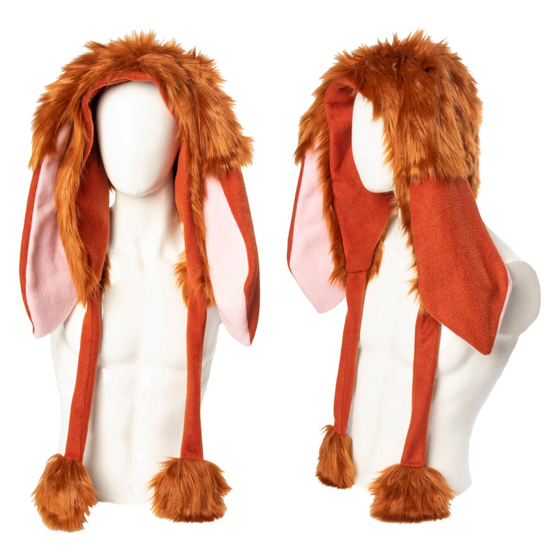 Bunny Nybble Puffet Hood - Pawstar Pawstar Hoods bunny, cosplay, costume, furry, hat, ship-15, ship-15day