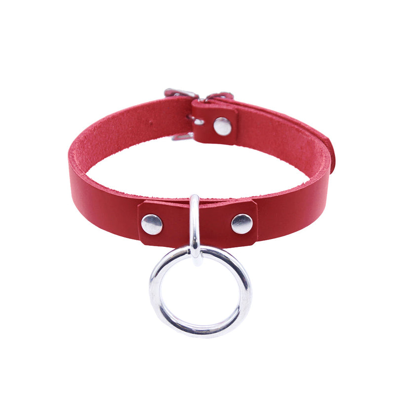 Basic Ring Collar - Pawstar Pawstar Leather Collar collar, cosplay, costume, furry, leather, ship-15, ship-15day