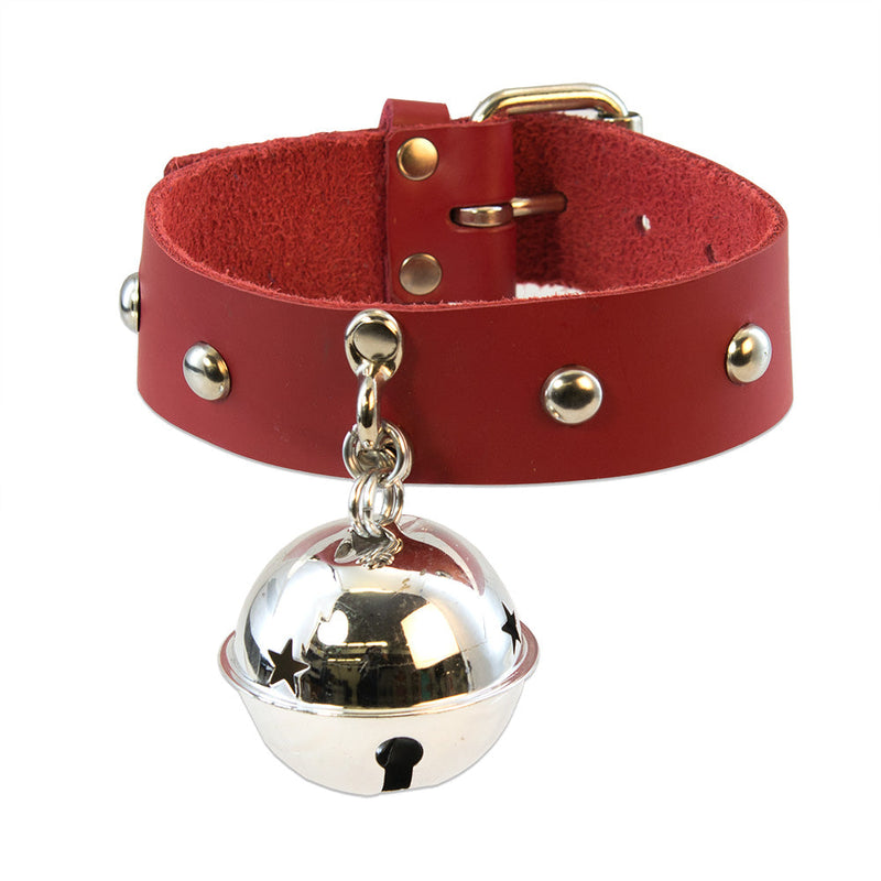 Big Kitty Bell Collar - Pawstar Pawstar Leather Collar collar, cosplay, costume, furry, leather, ship-15, ship-15day