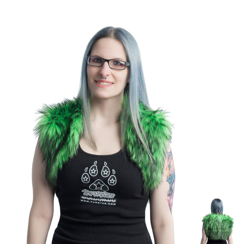 Wild Wolf Fur Vest - Pawstar Pawstar Vest cosplay, costume, furry, ship-15, ship-30day, vest