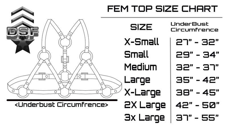 Hug Hazard Fem Torso Harness