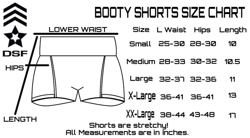 Galactix Siteline Booty Shorts