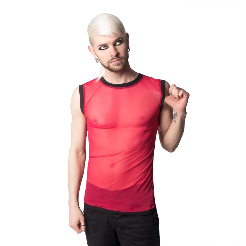 Pure Sheer Tank - Pawstar dsfusion Shirts & Tops cyber, festival, rave, ship-15, ship-30day, tops