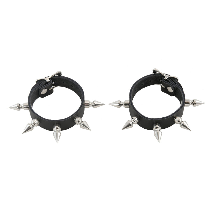Just Spiked Wrist Cuff - Pawstar dsfusion cuff goth, ship-15, ship-15day