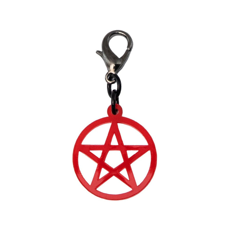 Pentacle Charm DSFusion Dark Star Fusion Pawstar goth pastel kawaii lolita harajuku fashion cybergoth punk cyberpunk rave raver festival dog fashion for furry furries