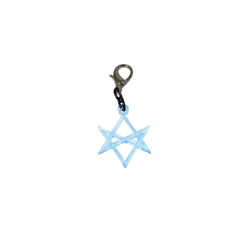 Unicursal Hexagram Charm DSFusion Dark Star Fusion Pawstar goth pastel kawaii lolita harajuku fashion cybergoth punk cyberpunk rave raver festival dog fashion for furry furries