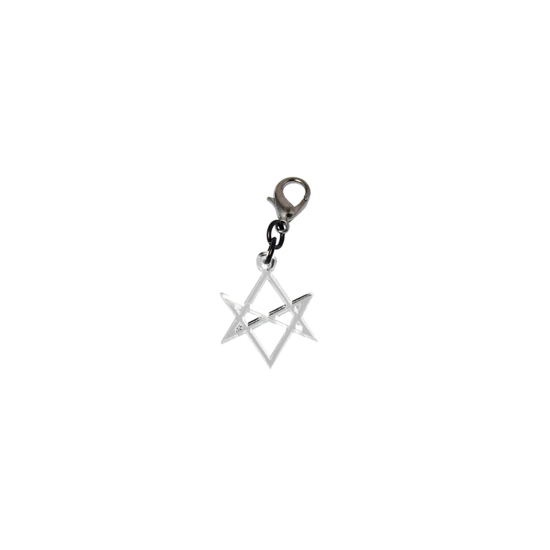 Unicursal Hexagram Charm DSFusion Dark Star Fusion Pawstar goth pastel kawaii lolita harajuku fashion cybergoth punk cyberpunk rave raver festival dog fashion for furry furries