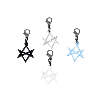 Unicursal Hexagram Charm DSFusion Dark Star Fusion Pawstar goth pastel kawaii lolita harajuku fashion cybergoth punk cyberpunk rave raver festival dog fashion for furry furries