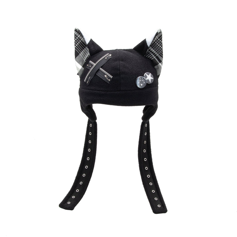 Pin Punx Fox Hat - Extra Warm - Pawstar Pawstar Fleece Hats canine, cosplay, costume, fox, furry, hat, ship-15, ship-15day