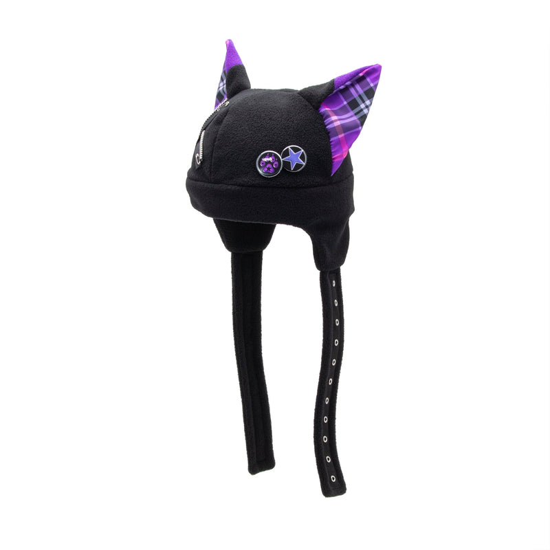 Pin Punx Fox Hat - Extra Warm - Pawstar Pawstar Fleece Hats canine, cosplay, costume, fox, furry, hat, ship-15, ship-15day