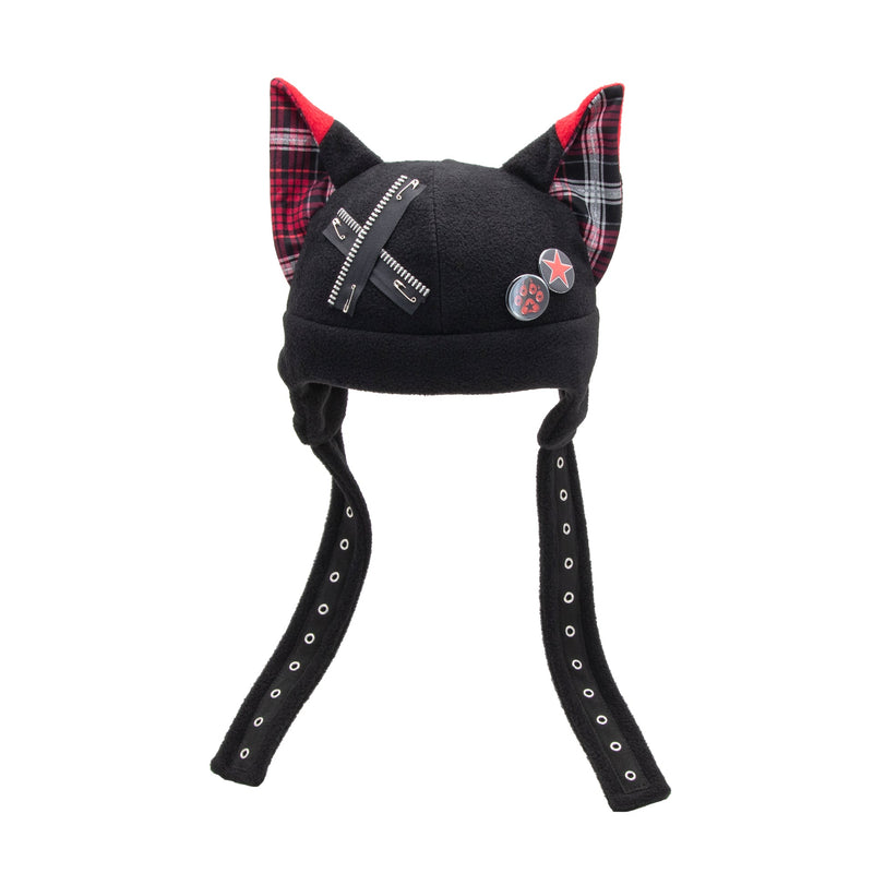 Pin Punx Fox Hat - Extra Warm - Pawstar Pawstar Fleece Hats canine, cosplay, costume, fox, furry, hat, ship-15, ship-15day