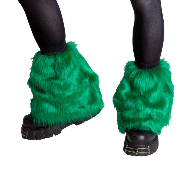 dark green Pony Puff Leg Warmer - Monster Fur - Pawstar Pawstar Pony Puffs cosplay, costume, furry, Legs, raver