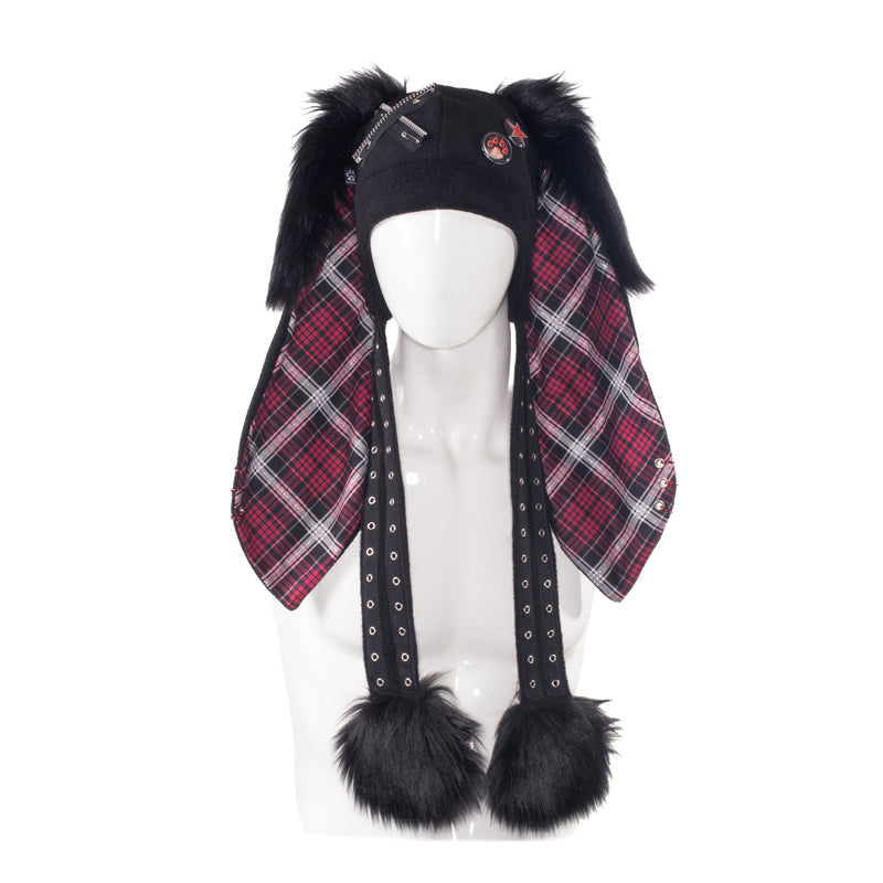 Pin Punx MEGA Puffet Bunny Hat - Pawstar Pawstar Fleece Hats bunny, cosplay, costume, furry, hat, ship-15, ship-15day