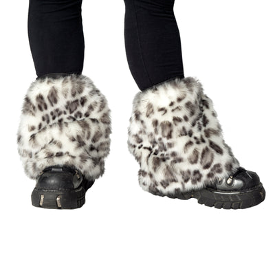 Snow Leopard Pony Puff Leg Warmers - Pawstar Pawstar Pony Puffs cosplay, costume, furry, Legs,