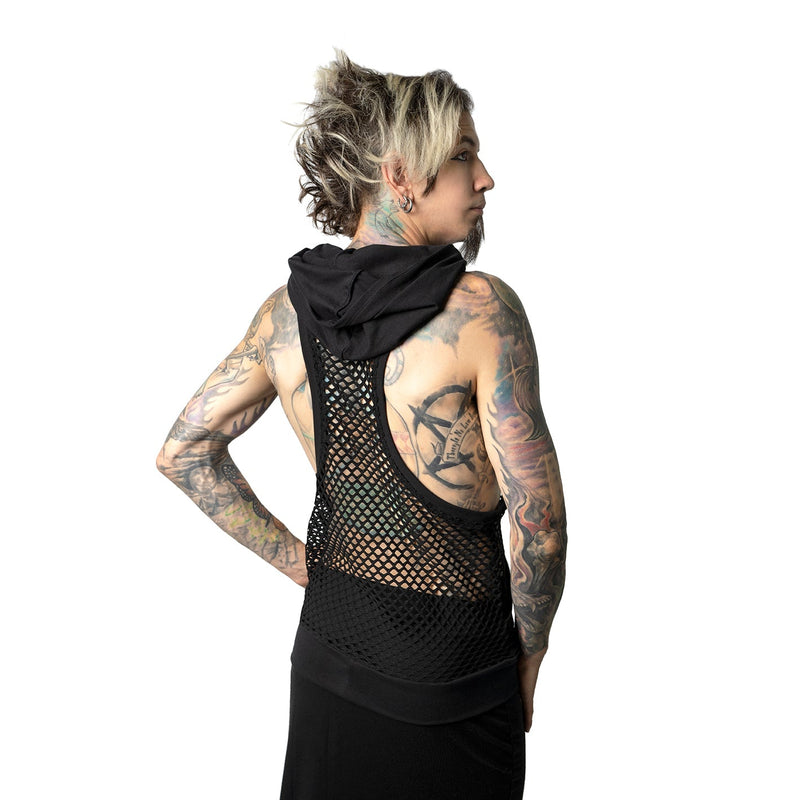 VectorNet Racer Back Hooded Tank - Pawstar dsfusion Shirts & Tops cyber, festival, rave, sale, ship-15, ship-30day, tops