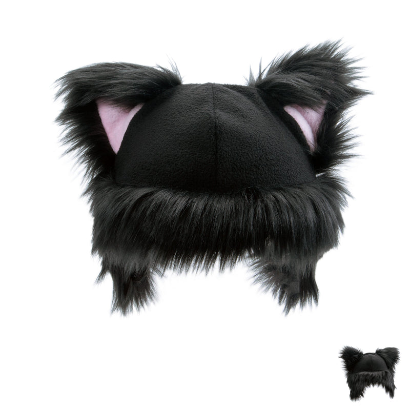 black Pawstar kitty cat feline furry hat!