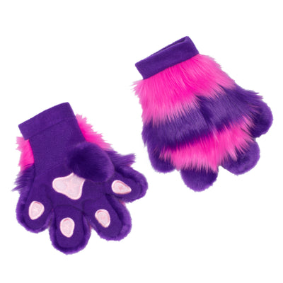 Pawstar cheshire cat hand paws. Costume for alice in wonderland through the looking glass halloween.