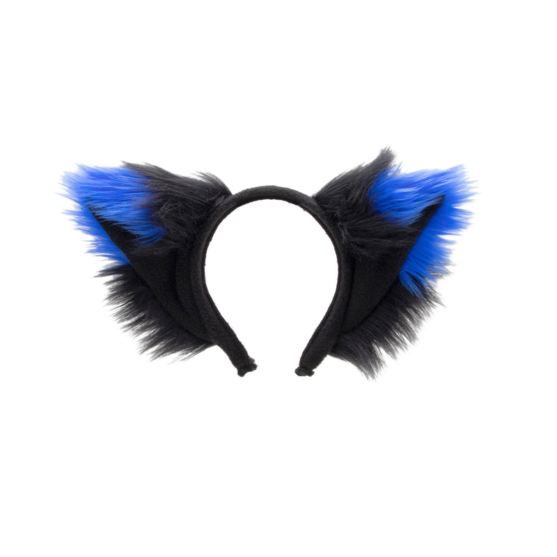 blue Pawstar Yip Tip Ear furry Headband for halloween costumes, cosplay, and partial fursuit. Made in the usa