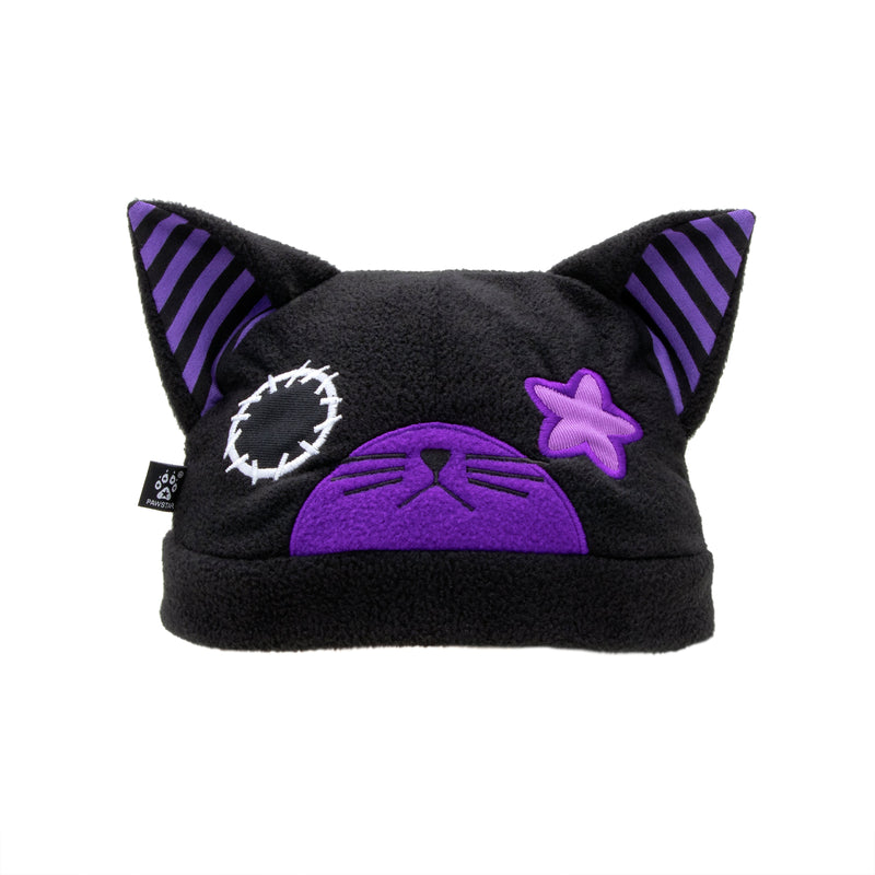 Thimbles The Ragdoll Kitty Hat - DarkStar Fusion  Fleece Hats thimbles-the-ragdoll-kitty-hat cat, cosplay, costume, Feline, furry, hat, thimbles DarkStar Fusion goth gothic cybergoth cyberpunk rave raver
