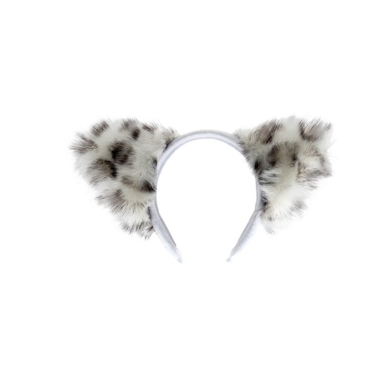 Snow Leopard Fluffy Mew Headband
