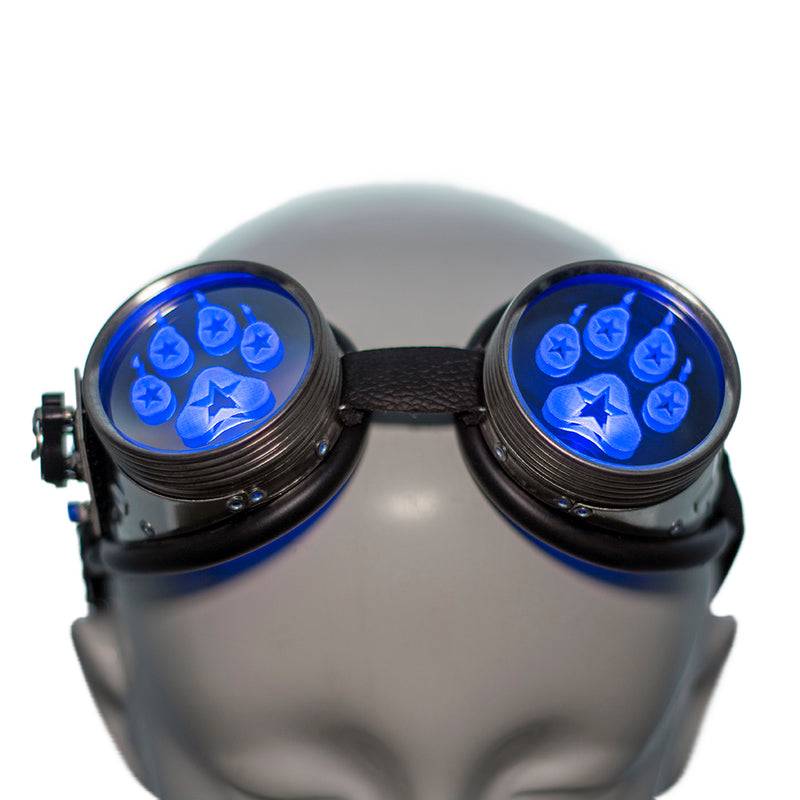 LED Symbol Goggles - DarkStar Fusion  Cyber Goggles led-symbol-goggles cyber, festival, rave DarkStar Fusion goth gothic cybergoth cyberpunk rave raver