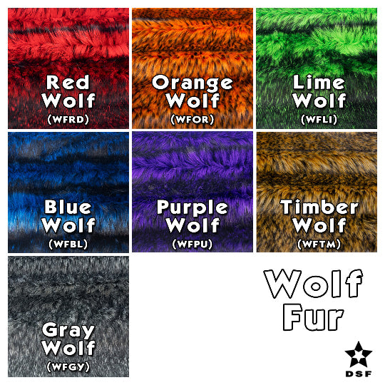 Wild Wolf Fur Leg Warmers